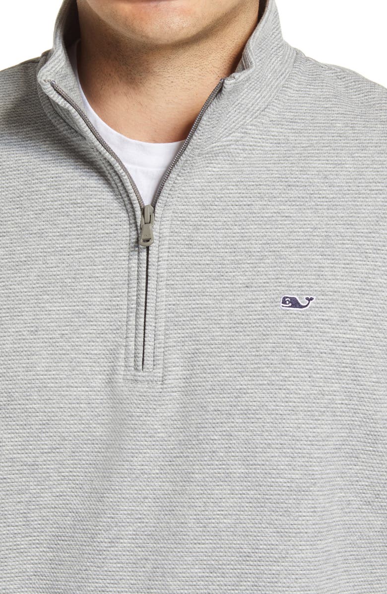 vineyard vines Coopers Town Stripe Quarter Zip Pullover, Alternate, color,