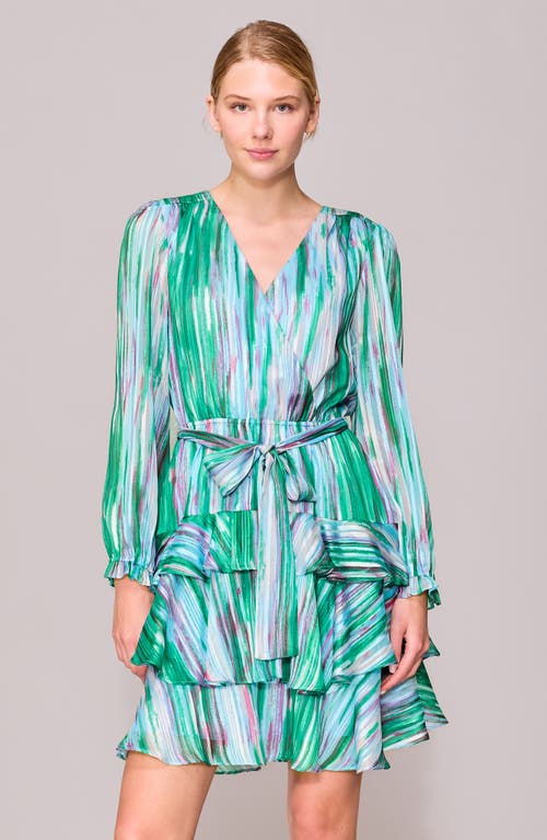 Melloday Long Sleeve Tiered Minidress