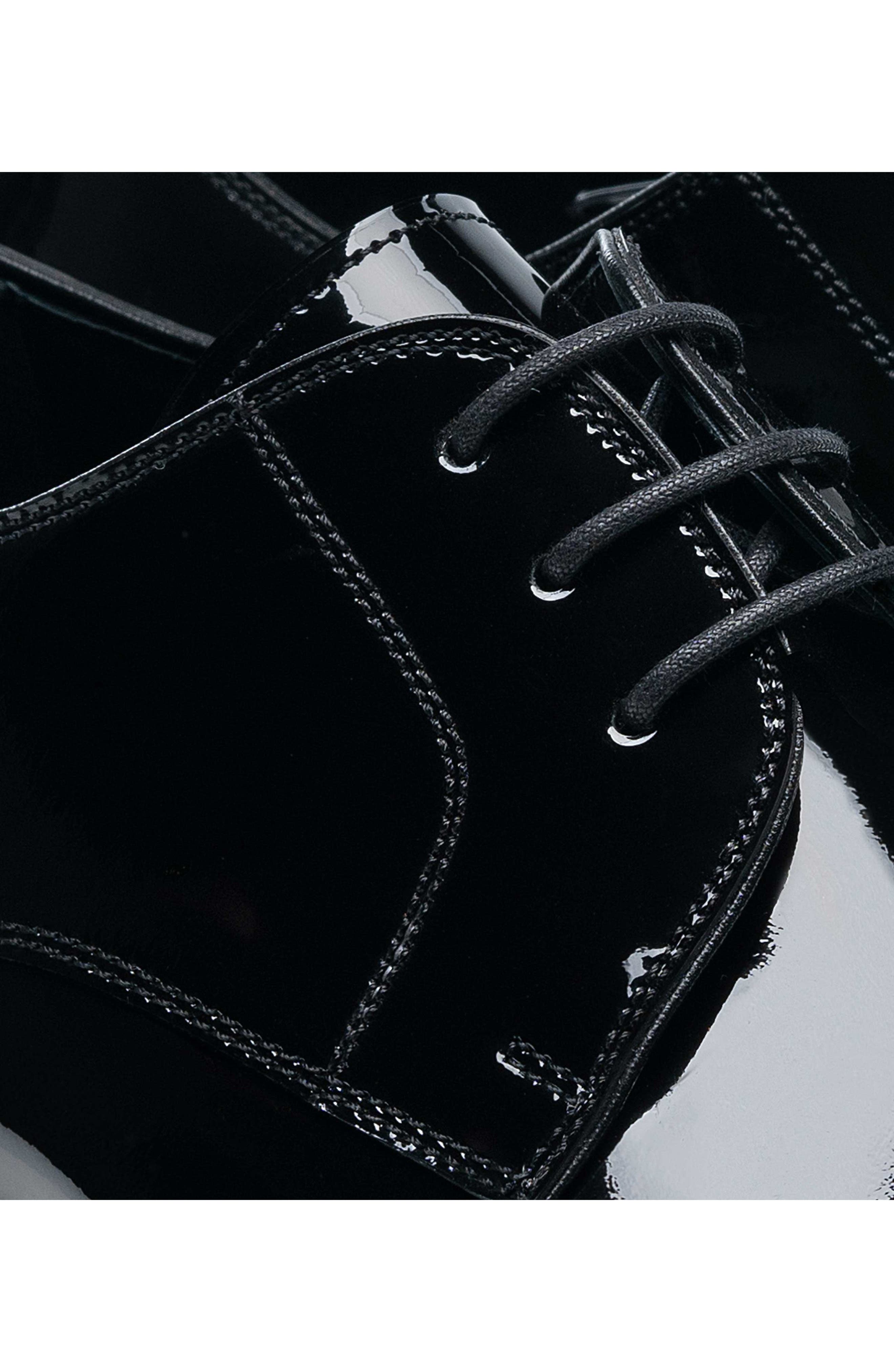 Magnanni Dante Patent Leather Derby, Alternate, color, Black