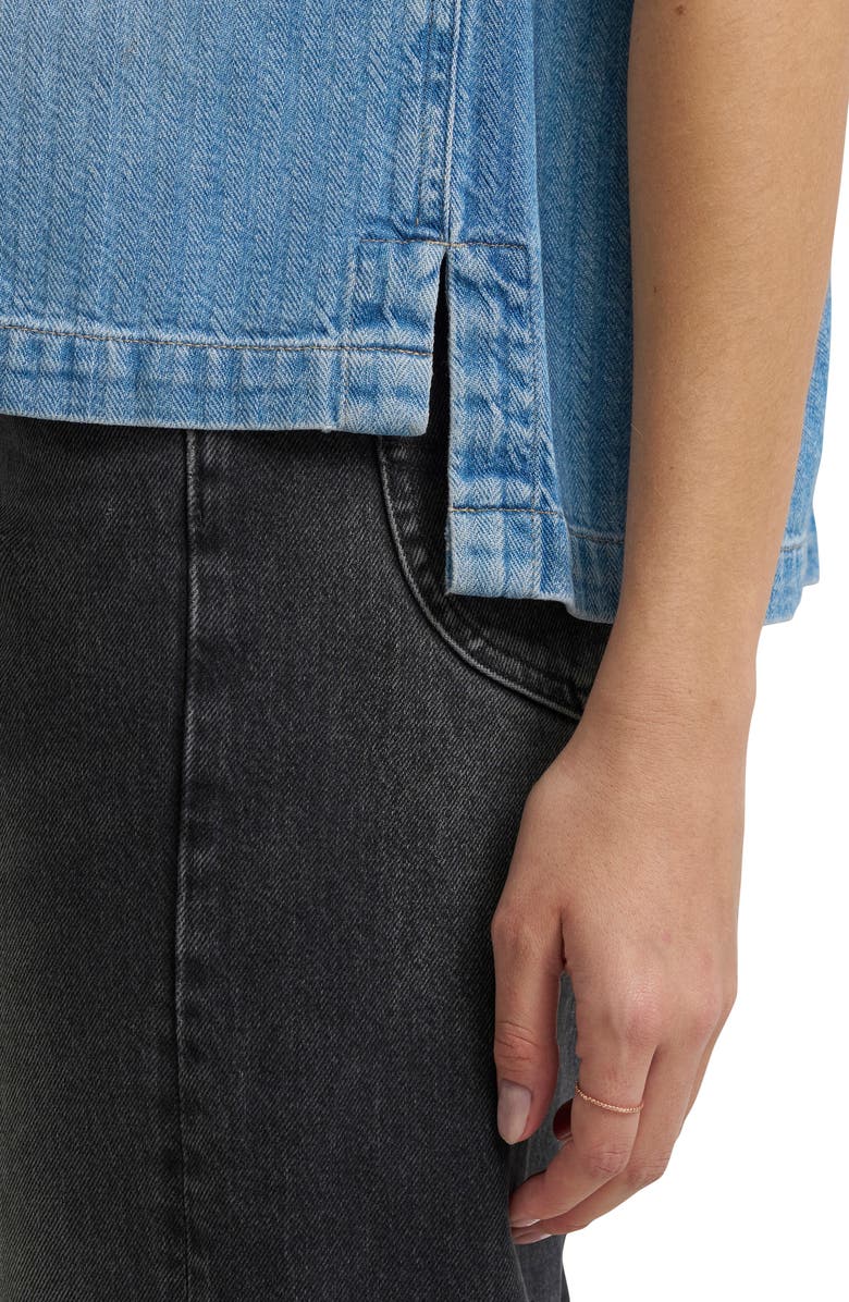 Lee Roll Sleeve Denim Utility Shirt, Alternate, color, Stalled Out