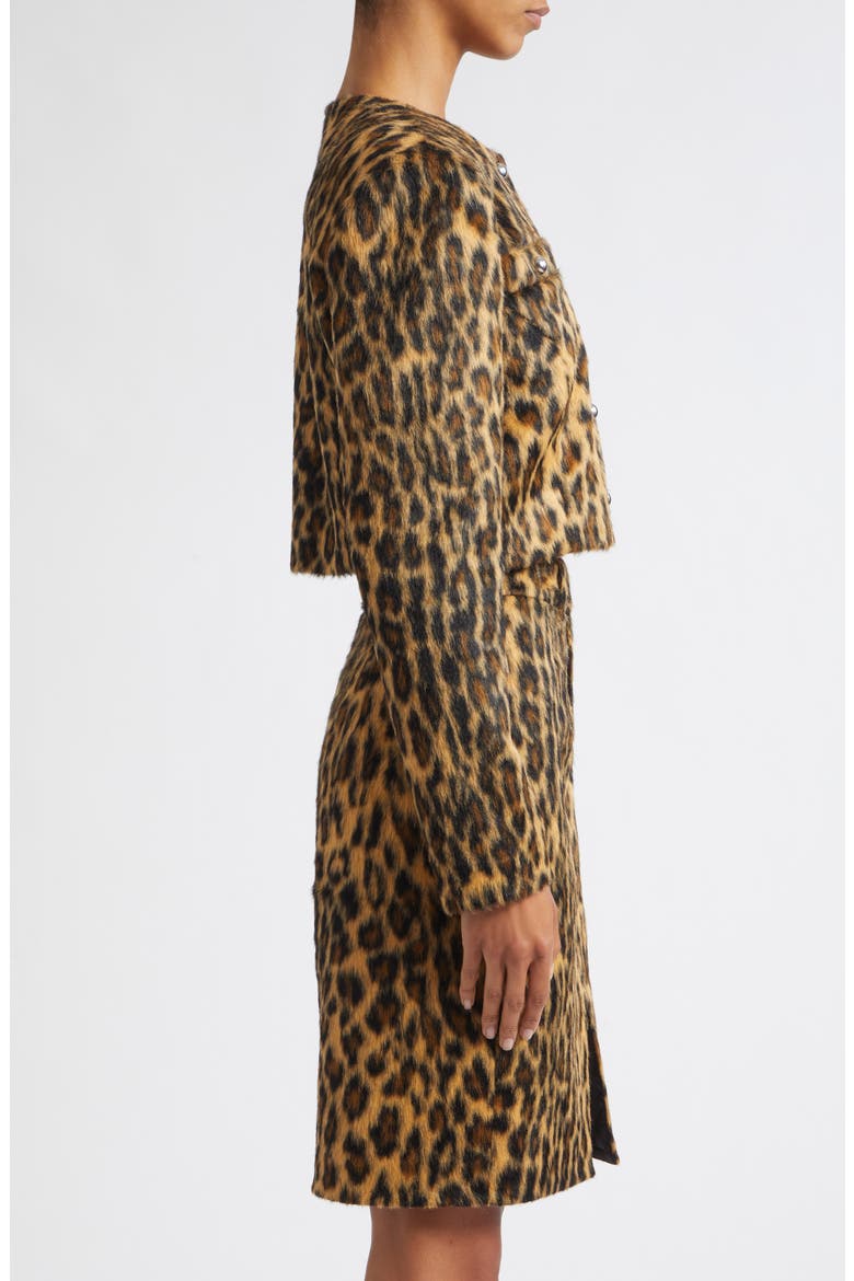 Aivana Faux Fur Button Jacket, Alternate, color, MULTI