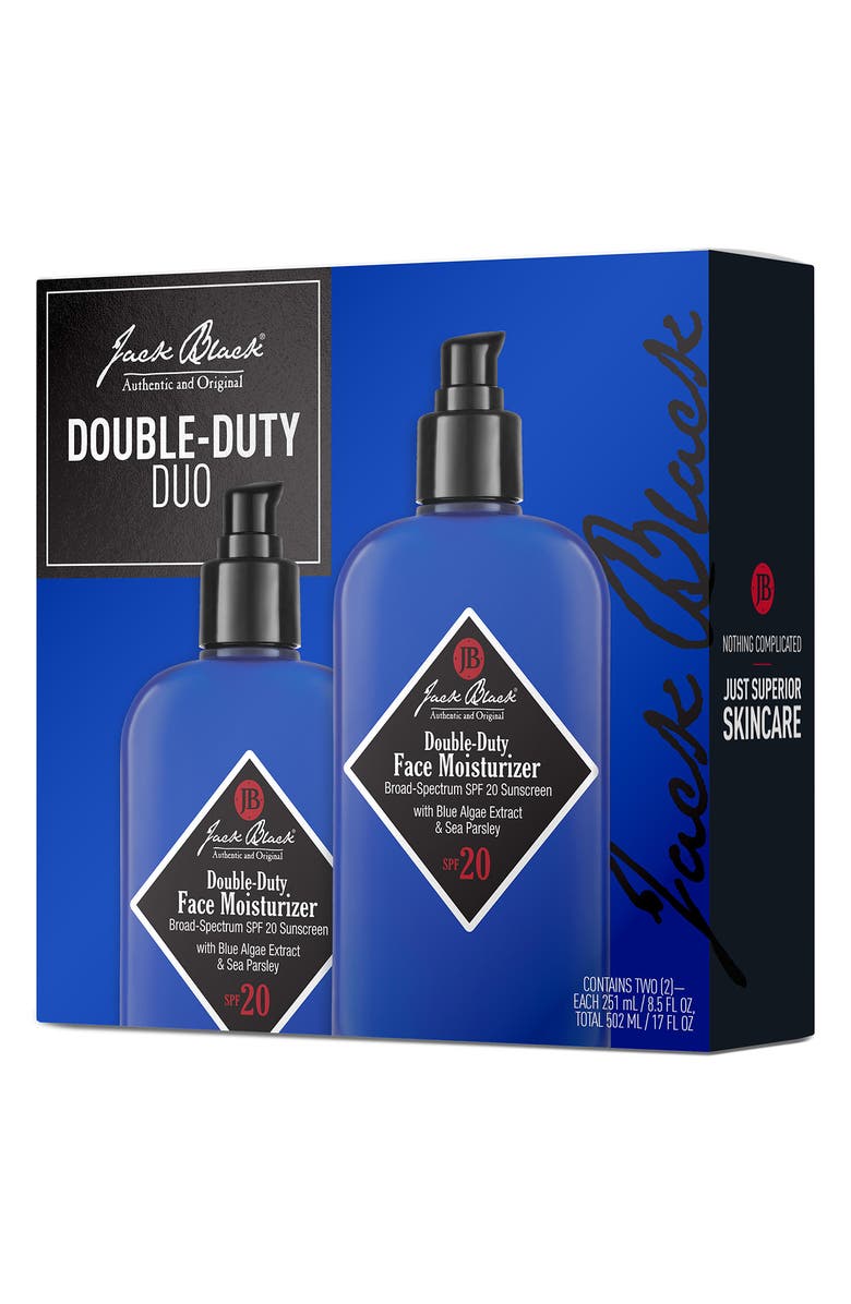 Jack Black Double-Duty Face Moisturizer SPF 20 $100 Value, Alternate, color, 