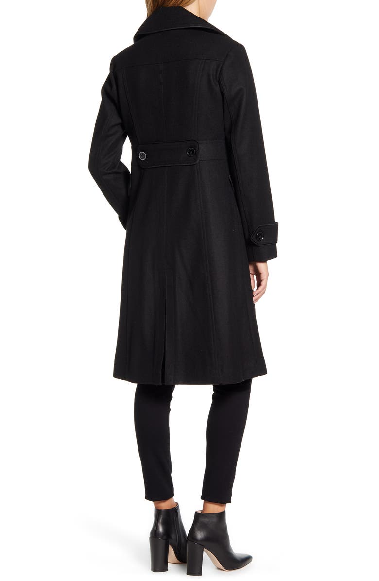 Kenneth Cole New York Wool Blend Military Coat, Alternate, color,
