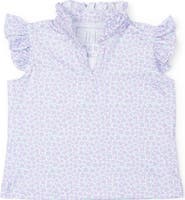 Lila and Hayes Ellie Girls' Sleeveless Ruffled Top by LH Sport