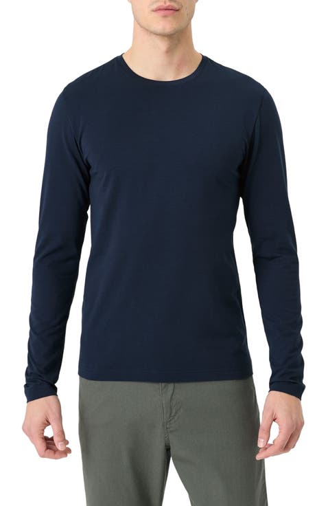 Luxe Essential Slim Long Sleeve Tee Made With Organic Cotton
