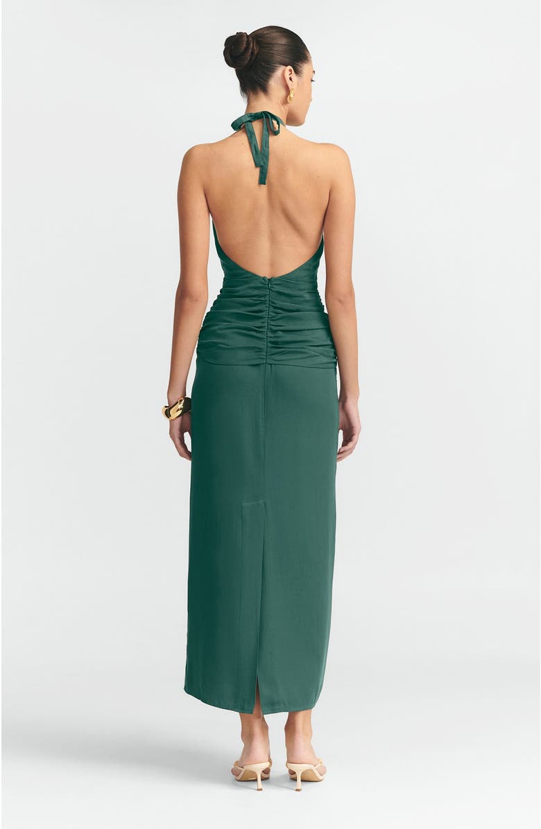 ST MRLO Nessie Midi Dress, Alternate, color, Forest Green
