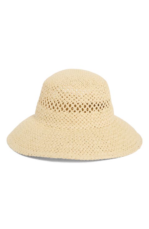 Straw Bucket Hat