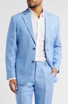 Nordstrom Henrik Trim Fit Solid Italian Linen Suit Separate Jacket