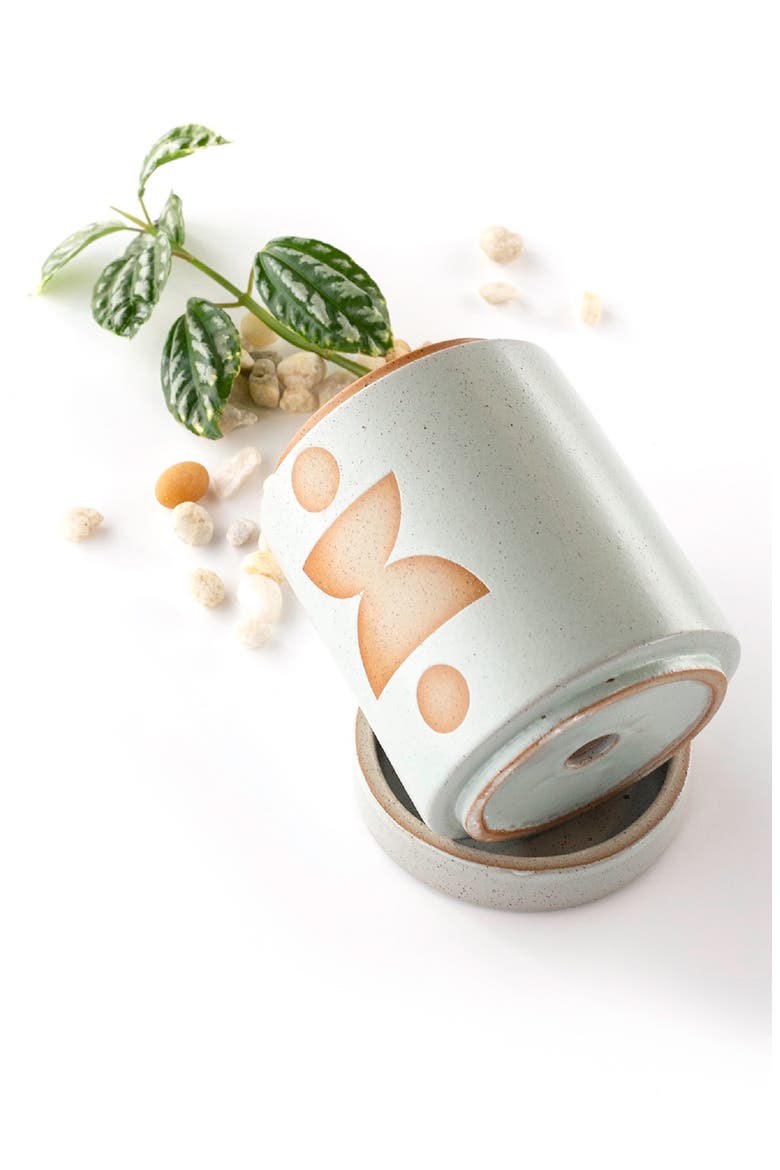 Form Glazed Ceramic Scented Candle, Alternate, color, OCEAN ROSE AND BAY
