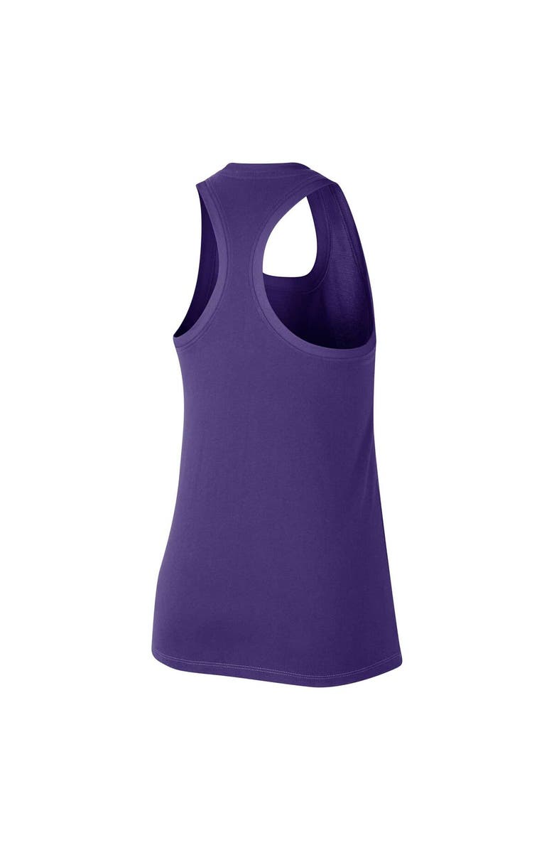 Nike Women's Nike Purple LSU Tigers Modern Circle Racerback Tank Top, Alternate, color, 