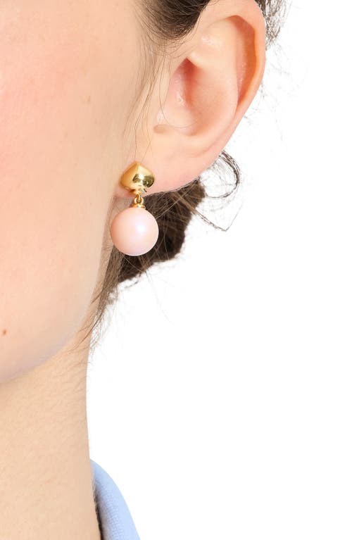 Kate Spade New York Pearlie Faux Pearl Drop Earrings In Gold