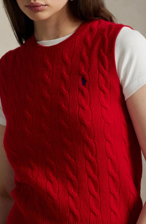 Polo Ralph Lauren Cable-knit Vest In White