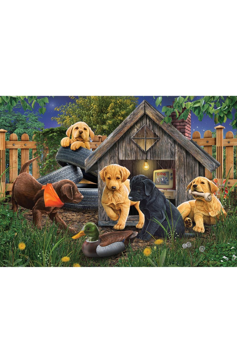 Cobble Hill In The Doghouse 1000 Piece Puzzle, Alternate, color, Multicolored