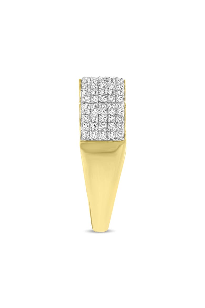 Articulix Unisex Diamond Band Ring in 10K Gold, Alternate, color, 10K Yellow Gold