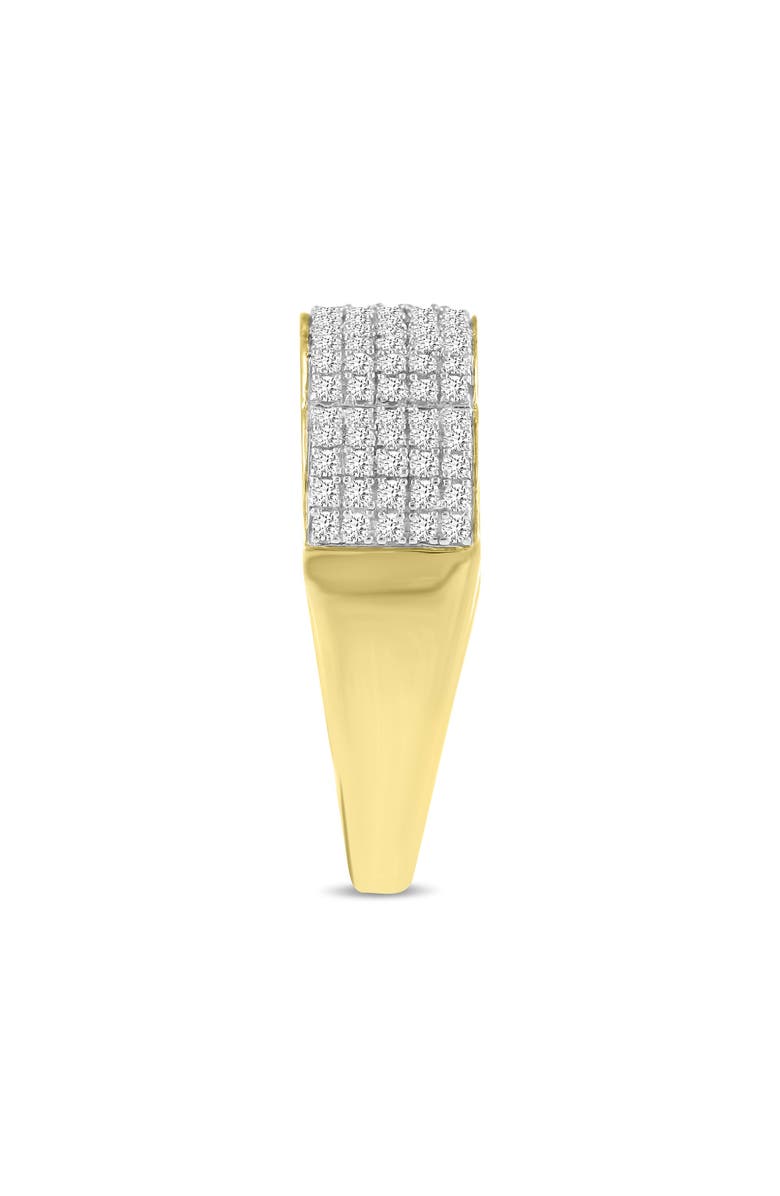 LuvMyJewelry Articulix Unisex Diamond Band Ring in 10K Gold, Alternate, color, 10K Yellow Gold