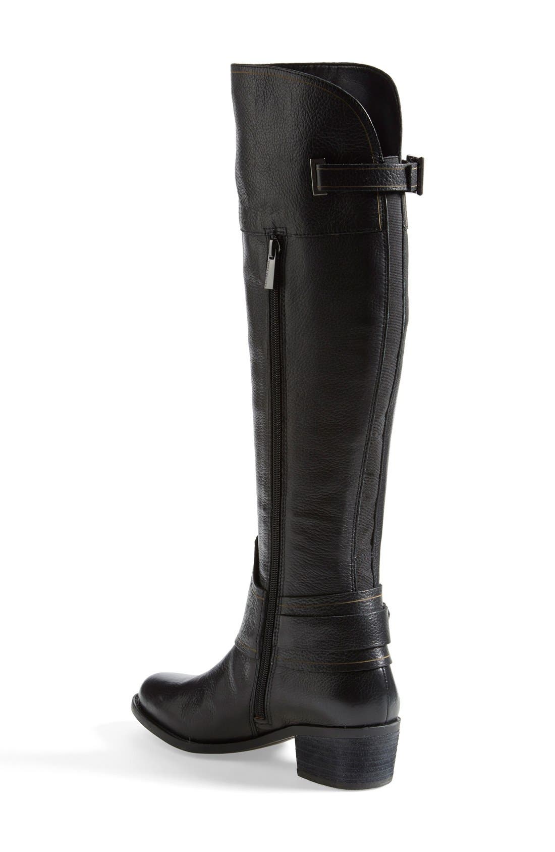 Vince Camuto 'Basira' Leather Riding Boot, Alternate, color, 