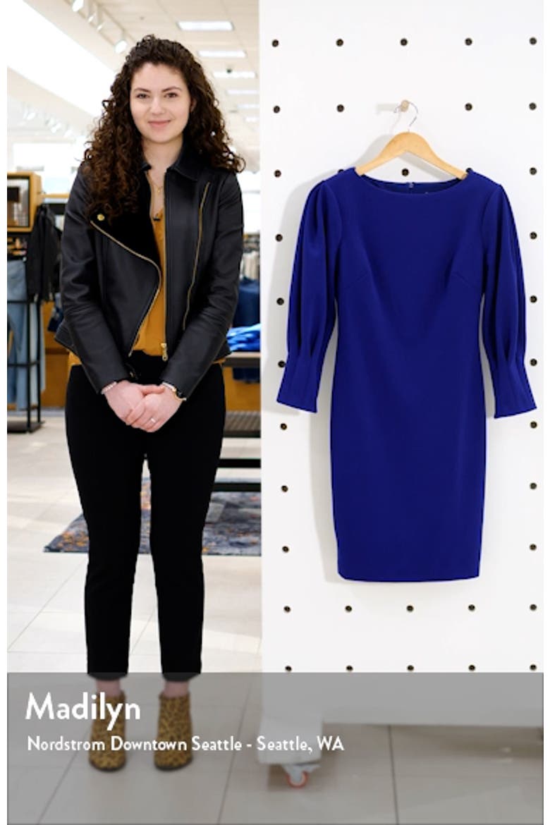 Textured Scuba Bodycon Dress video