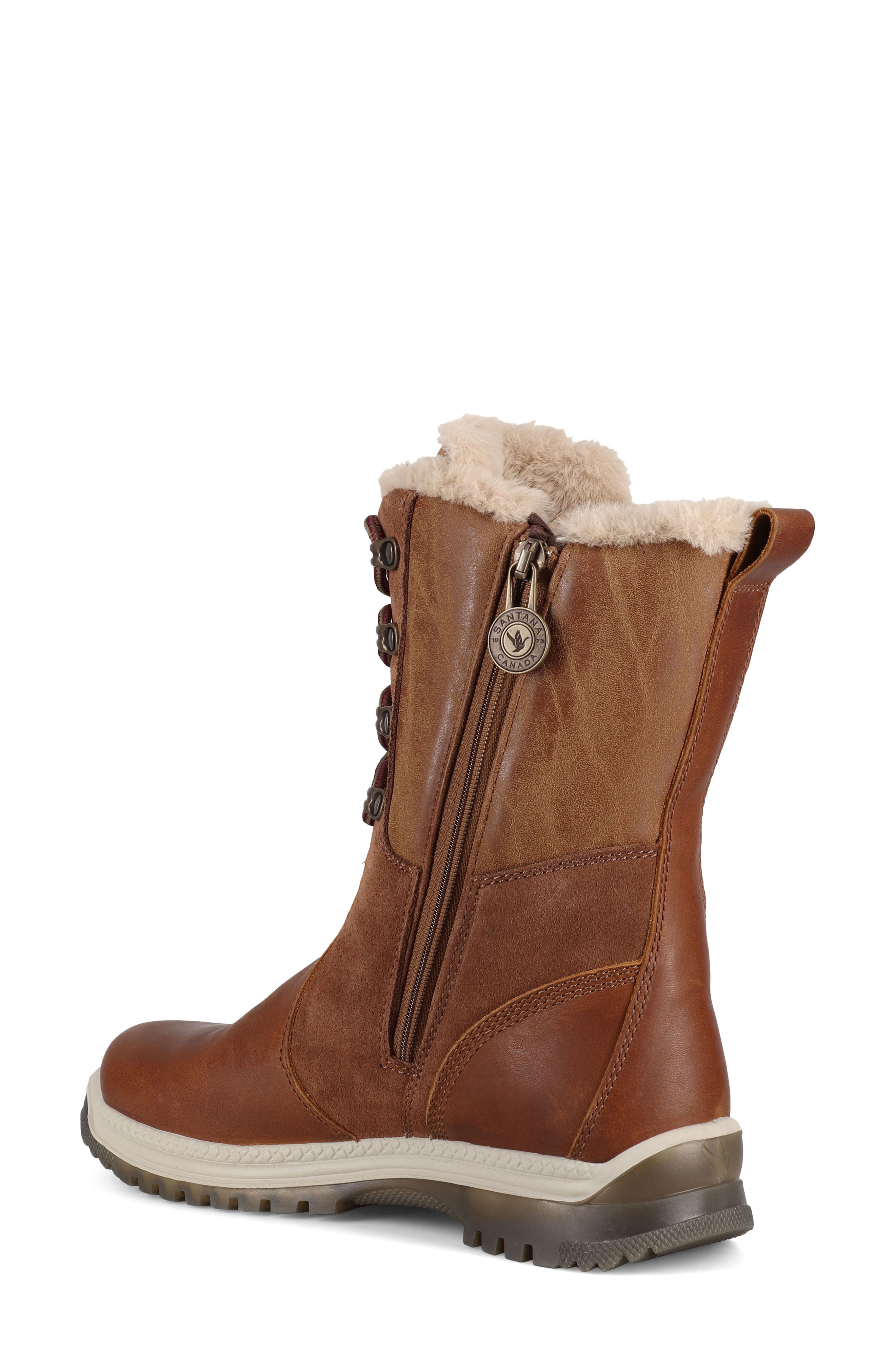 Santana Canada Misa Luxe Faux Fur Lined Waterproof Boot, Alternate, color, 