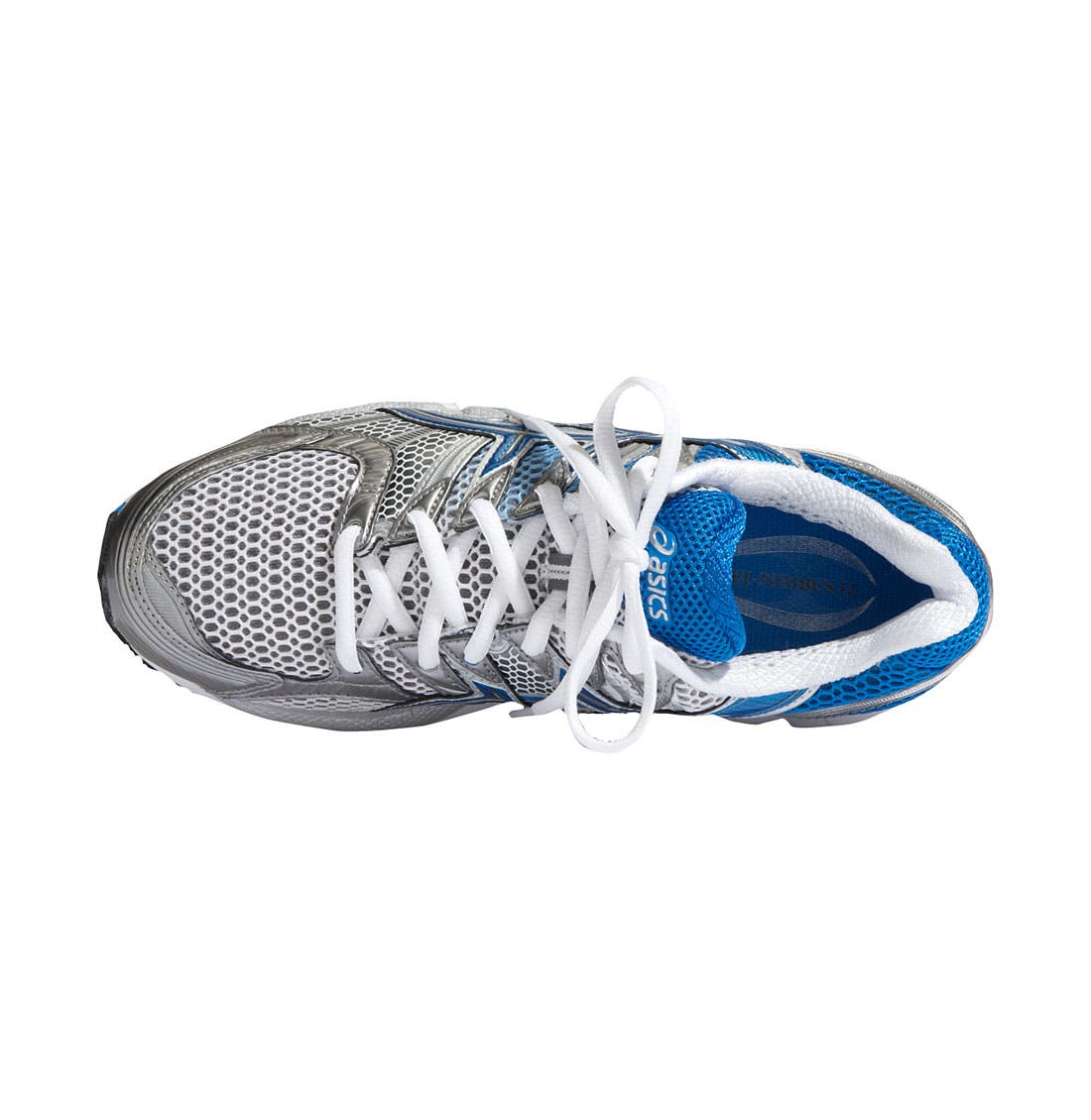 'GEL-Nimbus® 12' Running Shoe, Alternate, color, TITANIUM/MAUI BLUE