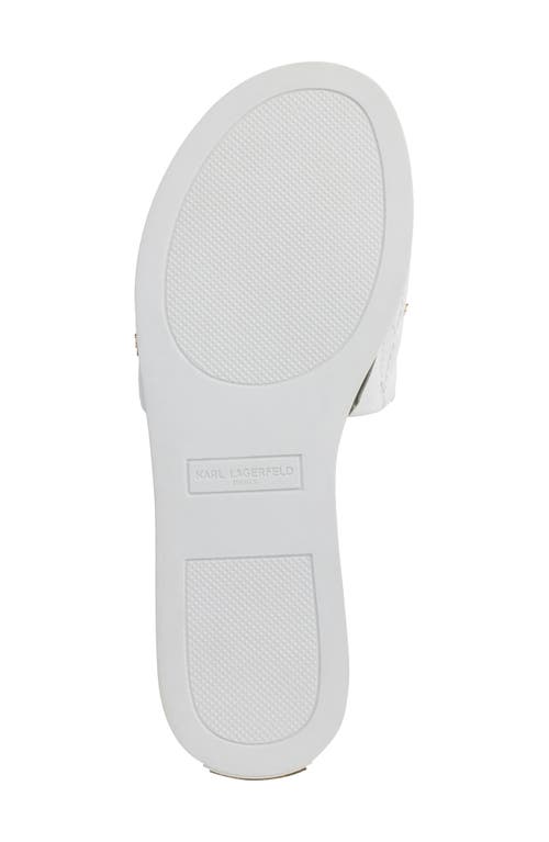 Karl Lagerfeld Carenza Studs Slide Sandal
