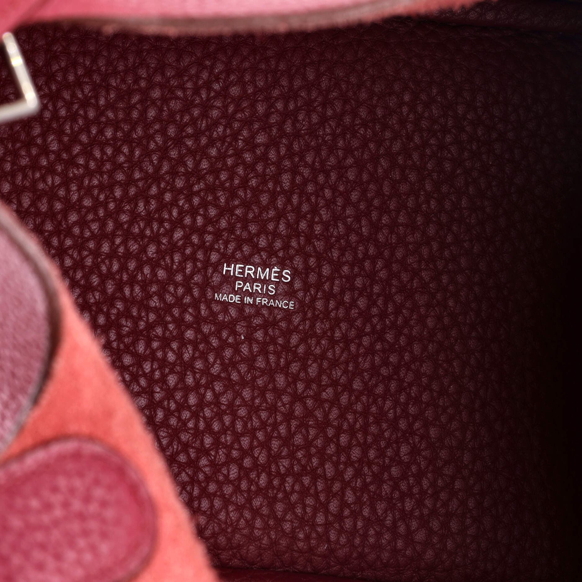 Pre-Owned Hermes Picotin Lock Bag Clemence PM, Alternate, color, Rubis