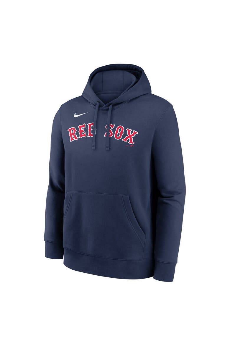 Men's Nike Jarren Duran Navy Boston Red Sox Player Name & Number Club Fleece Pullover Hoodie, Alternate, color, Navy
