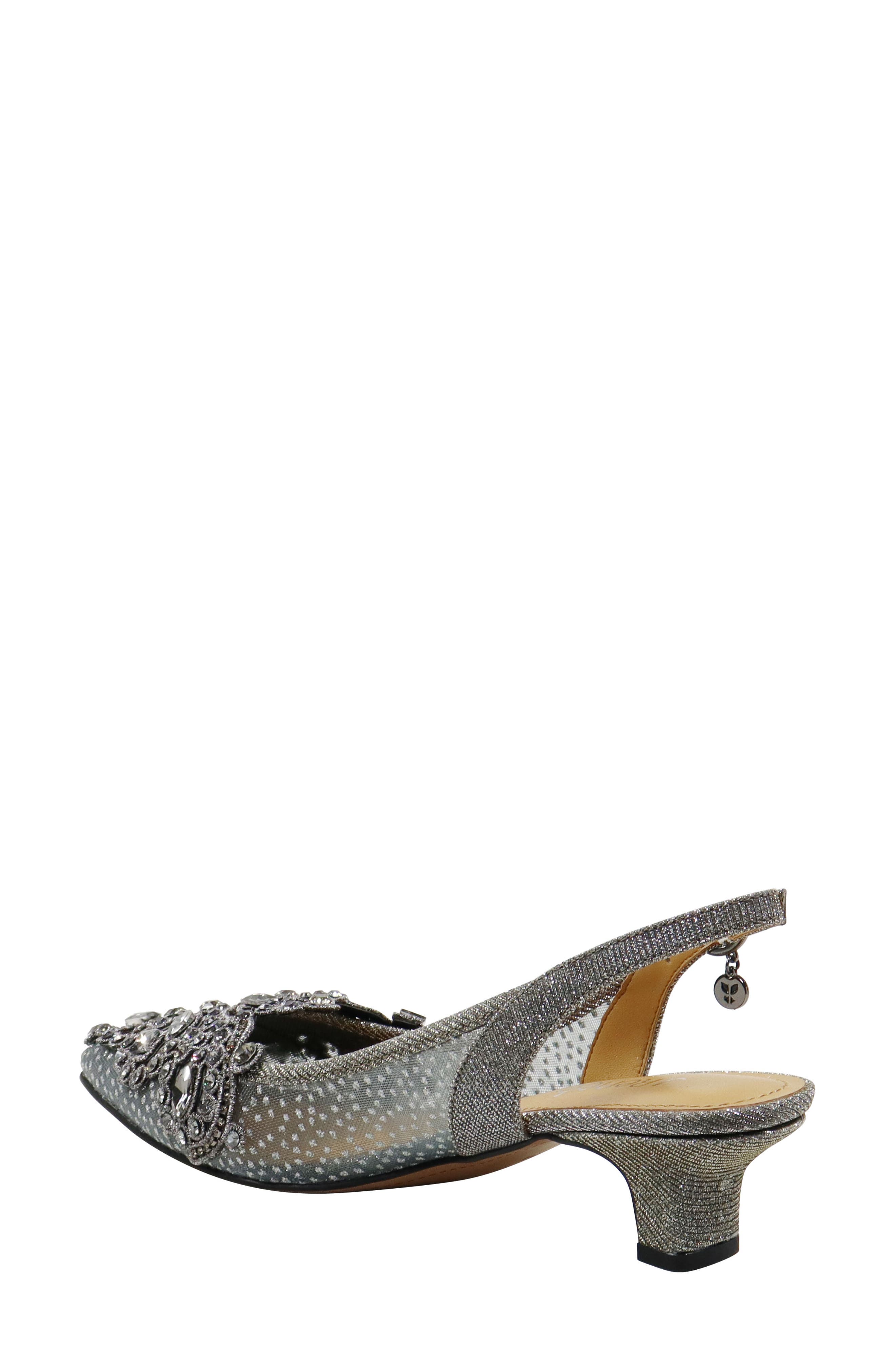 J. Reneé Strovanni Slingback Pump, Alternate, color, Pewter