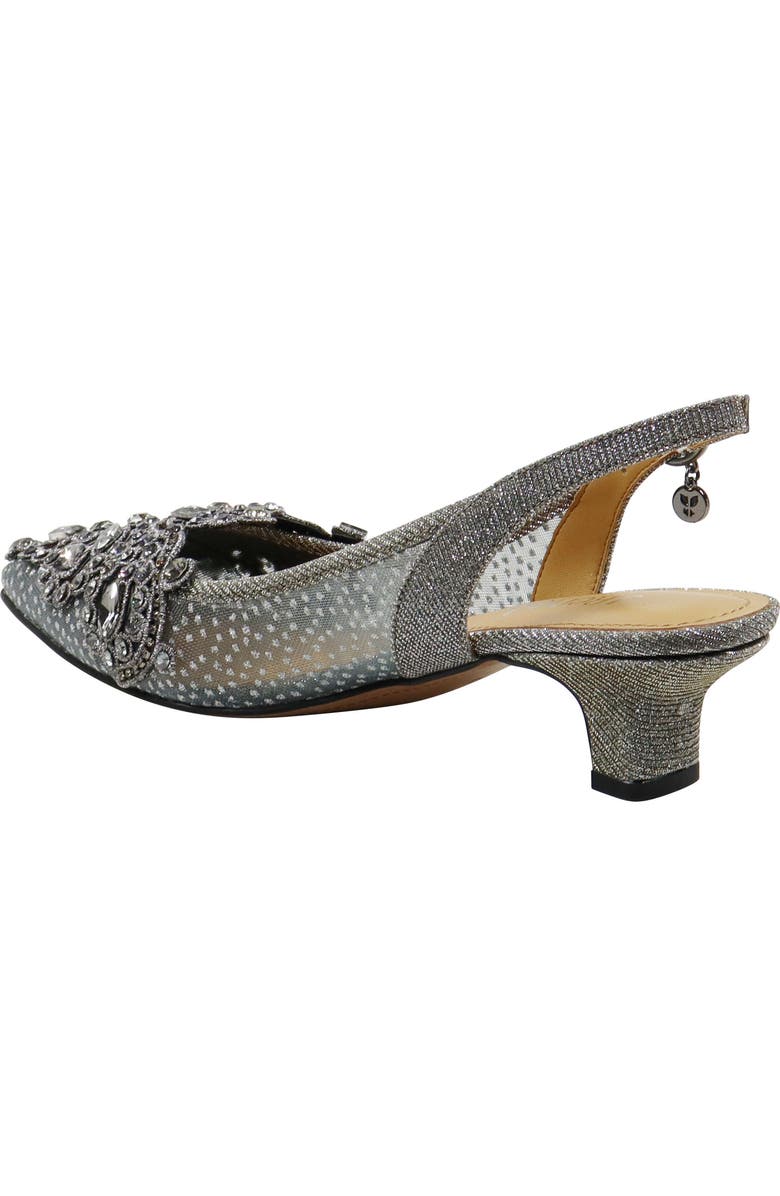 J. Reneé Strovanni Slingback Pump, Alternate, color, Pewter