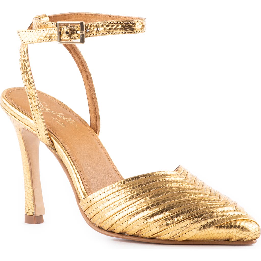 SEYCHELLES SEYCHELLES ONTO THE NEXT ANKLE STRAP POINTED TOE PUMP