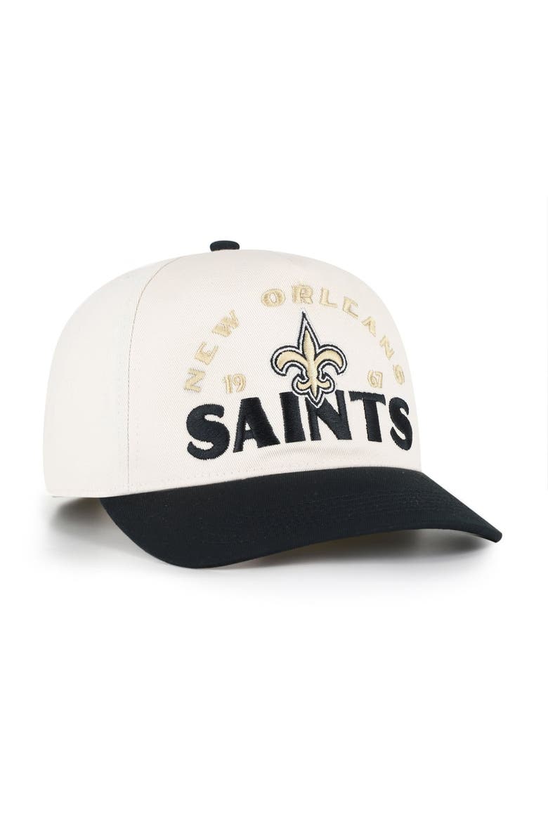 Men's '47 Natural New Orleans Saints  Arcitext Hitch Adjustable Hat, Alternate, color, Natural
