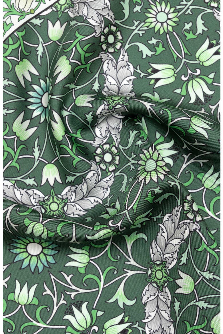 Itria - Silk Pocket Square for Men, Alternate, color, Green