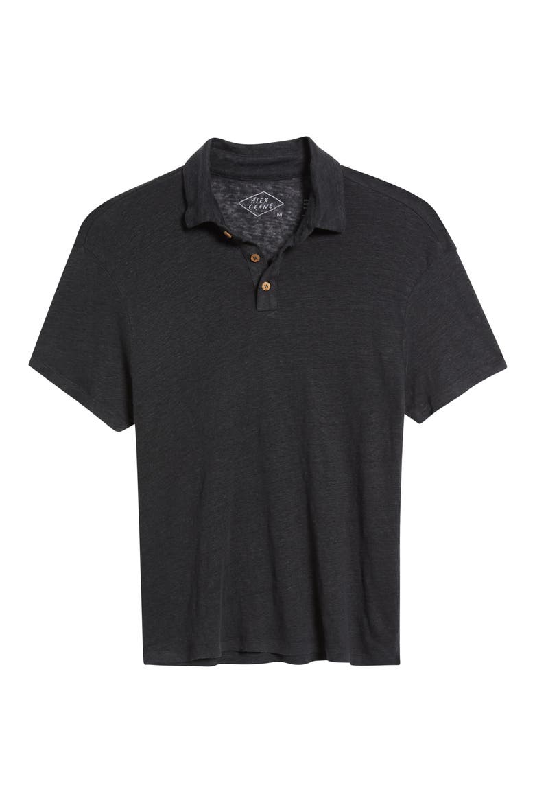Linen Polo, Alternate, color, NIGHT