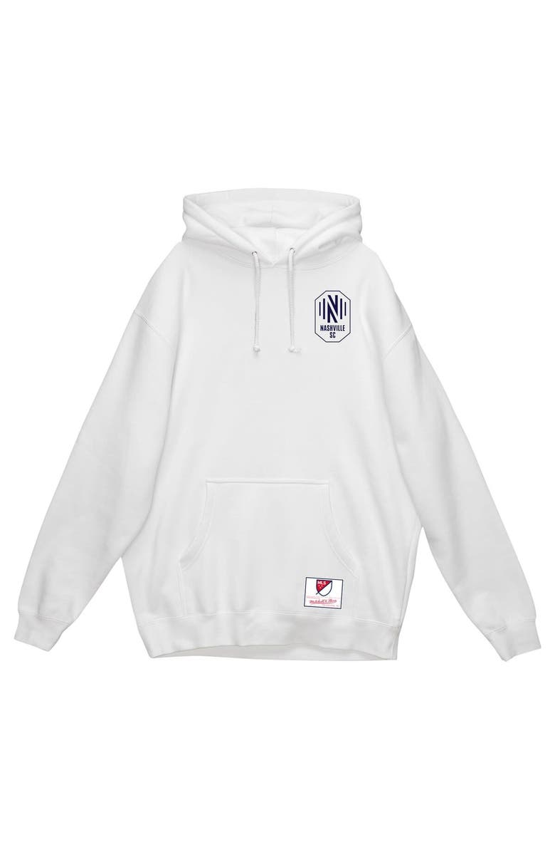 Mitchell & Ness Men's Mitchell & Ness White Nashville SC 615 Pullover Hoodie, Alternate, color, 