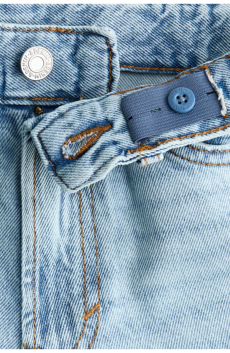 H&M 2-pack Loose Fit Denim Shorts, Alternate, color, 