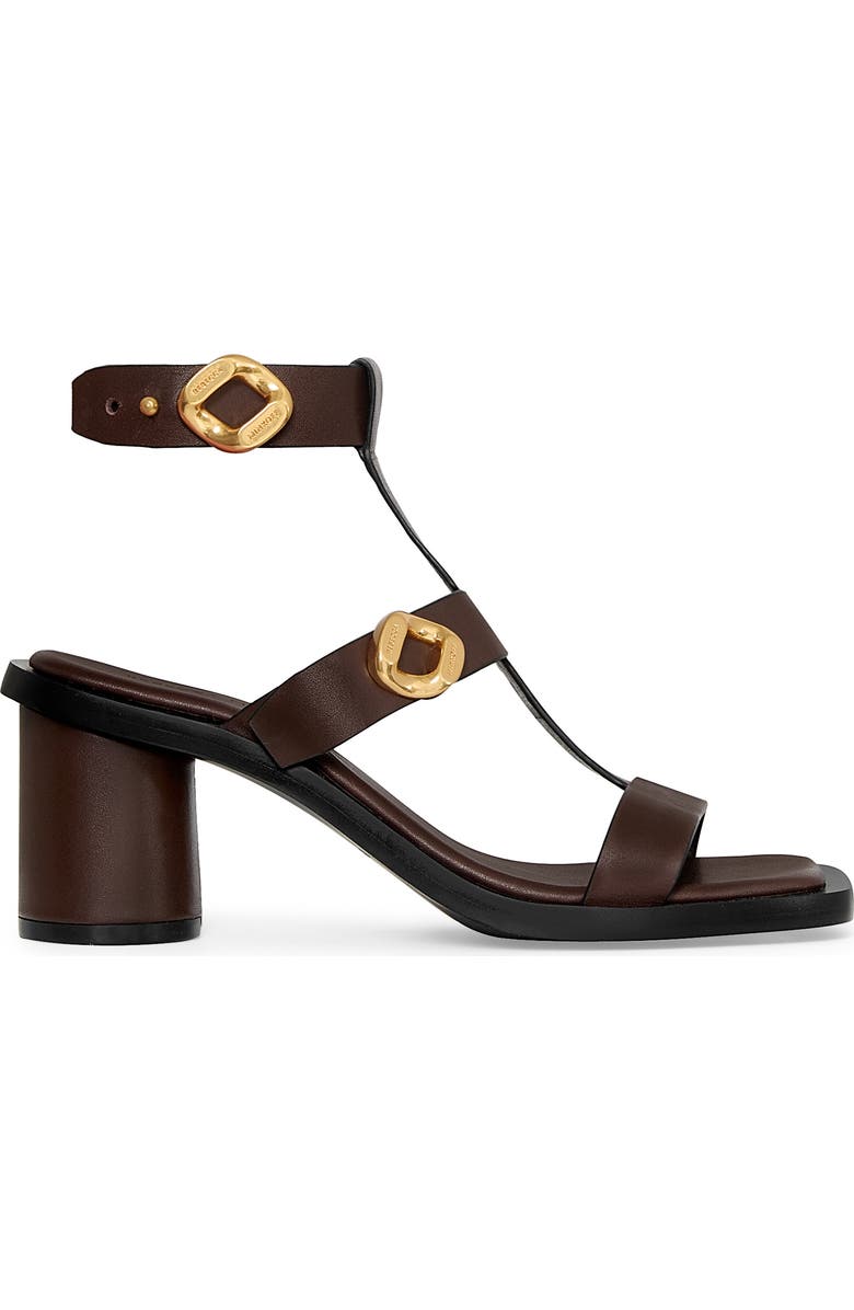 Rebecca Minkoff G City Ankle Strap Sandal, Alternate, color, Brunette