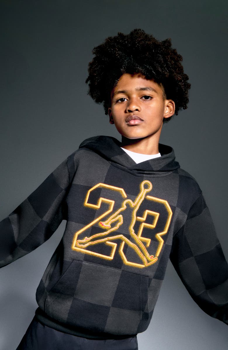 Jordan Kids' Deep Dish Hoodie, Alternate, color, Black