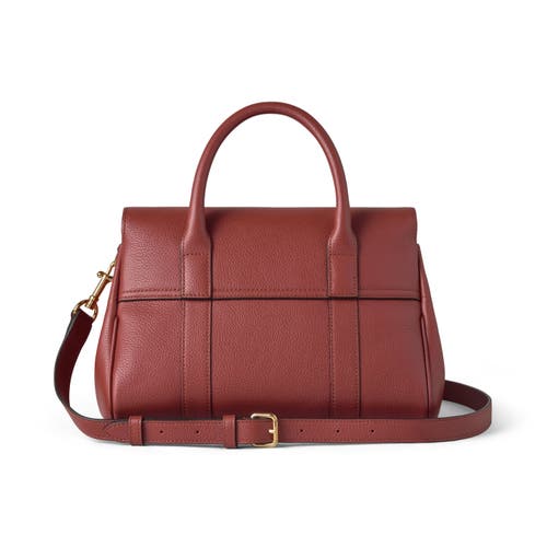 Mulberry Small Bayswater Satchel In Brown
