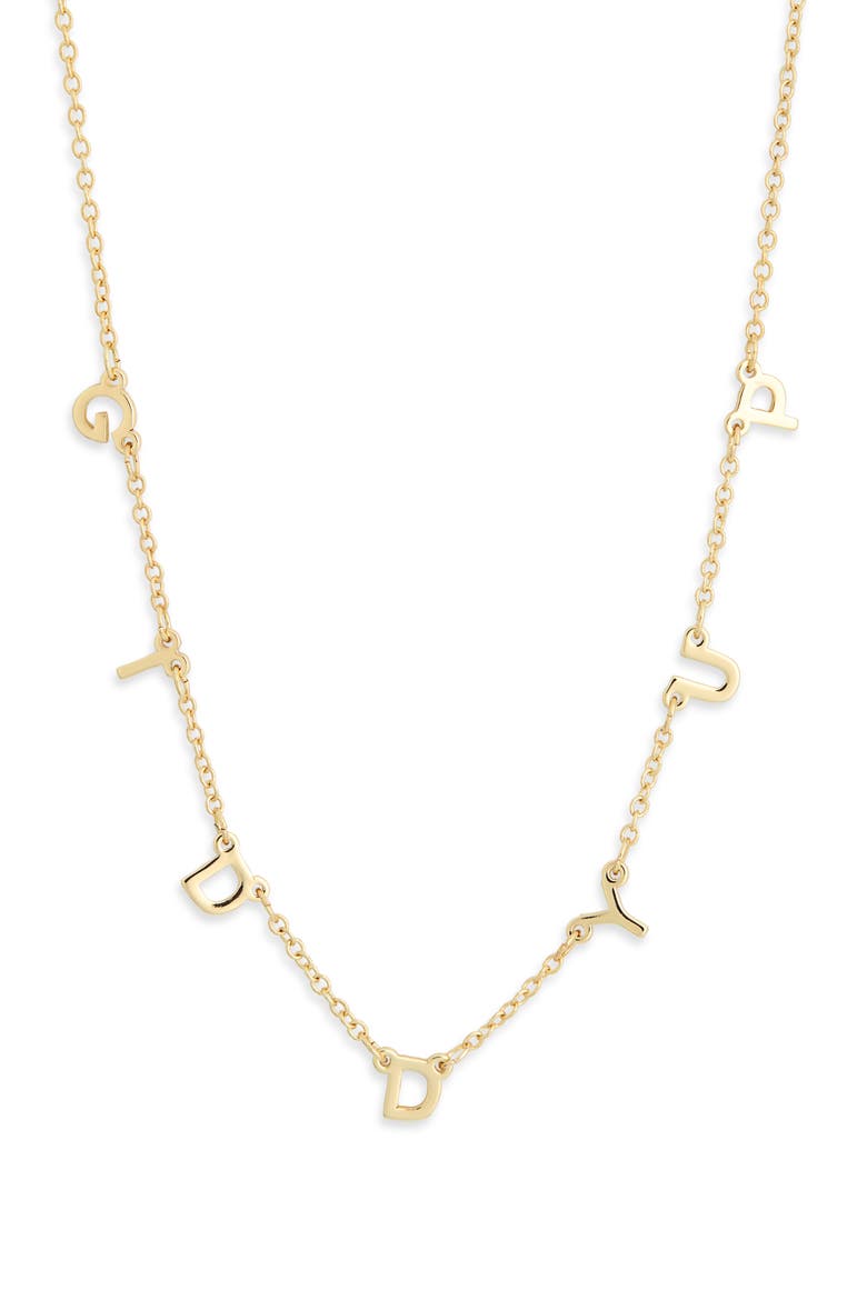 'Giddyup' Chain Necklace, Alternate, color, GOLD