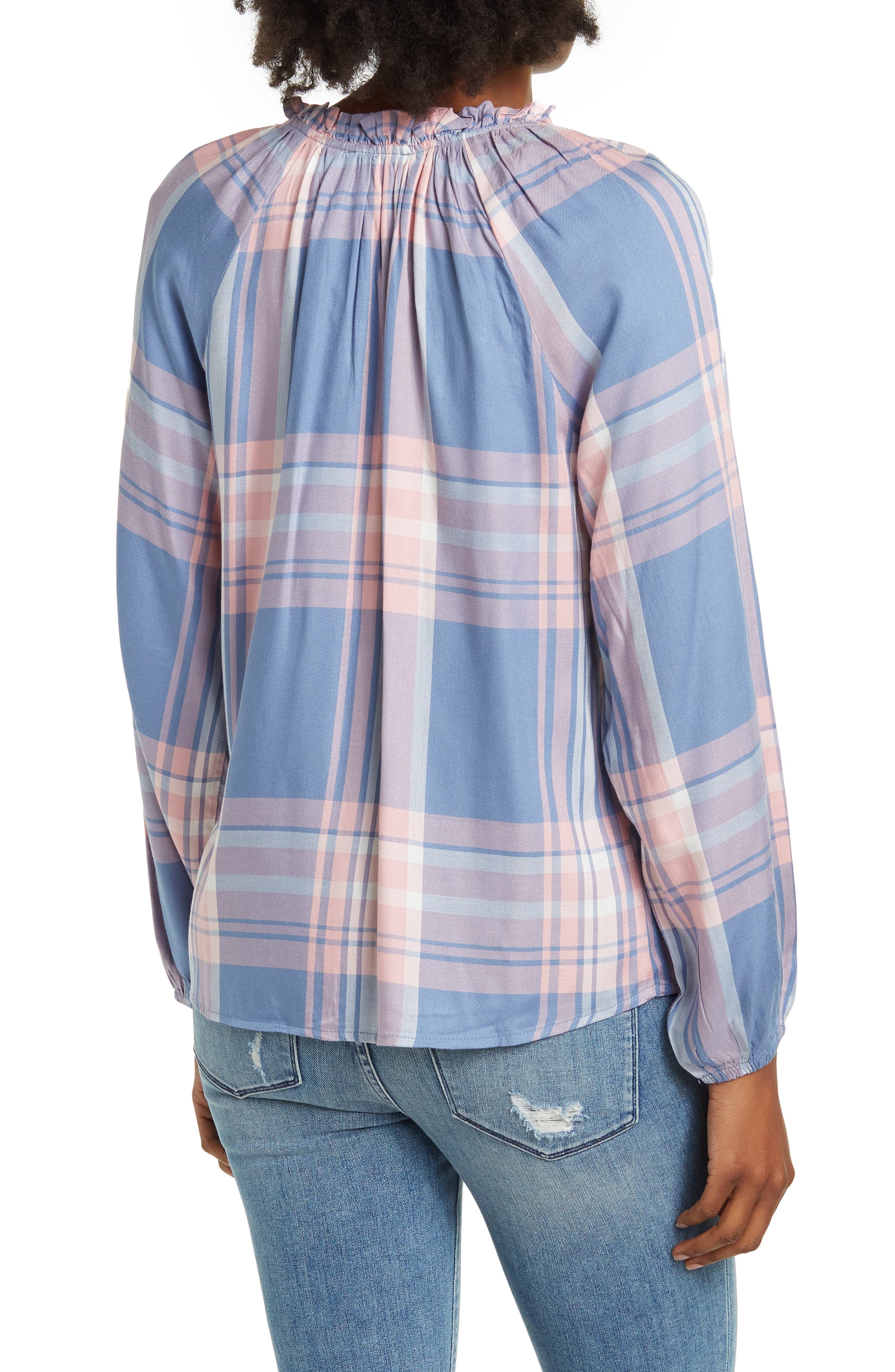 COMO VINTAGE Ruffle V-Neck Blouse (Women) | Nordstromrack