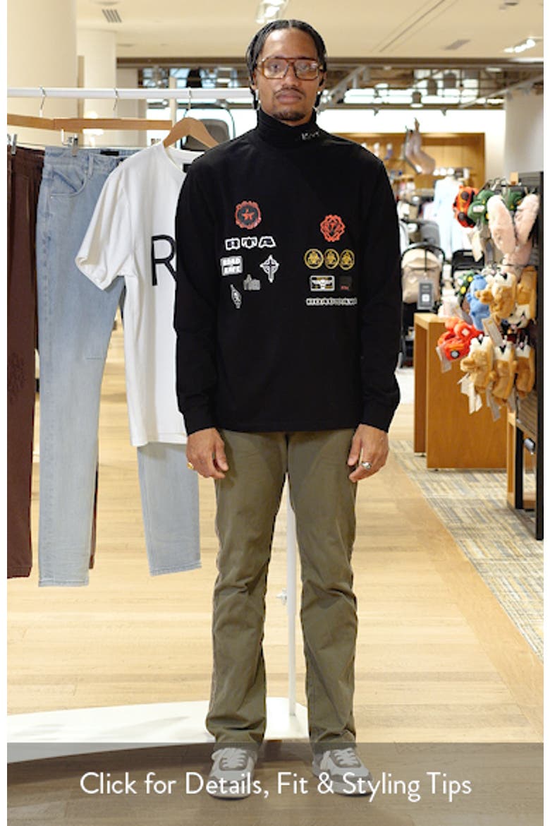 Alexander Graphic Military Patch Turtleneck video