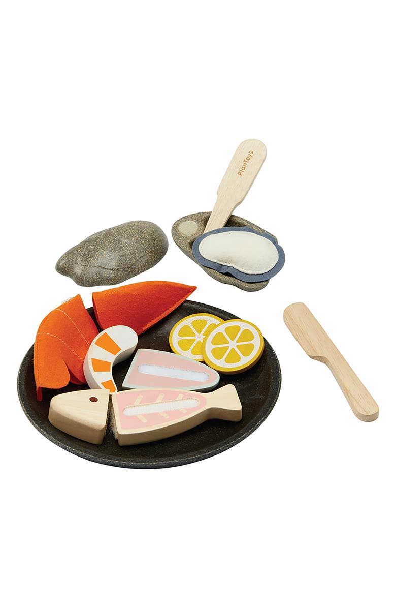 PlanToys<sup>®</sup> Seafood Platter Playset, Main, color, Assorted