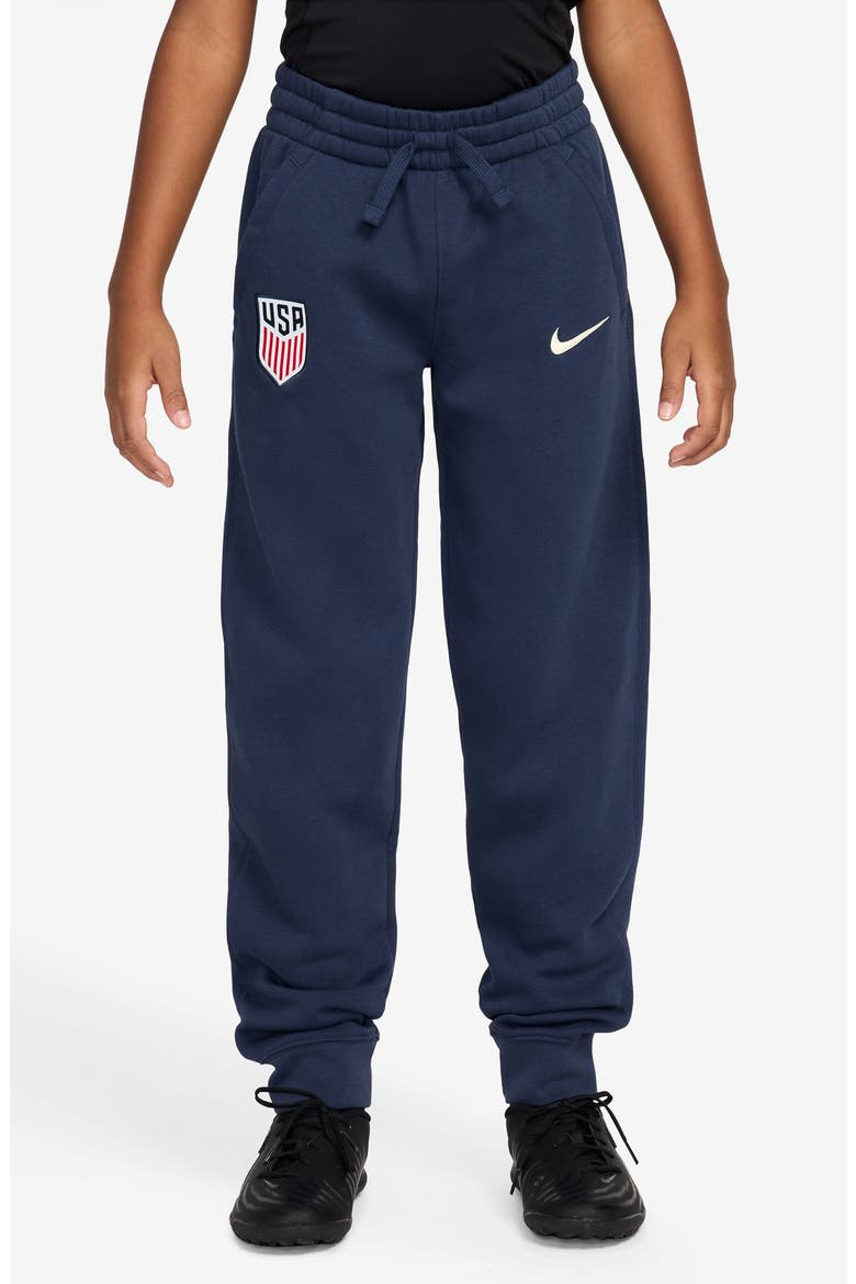 USA Sportswear Club Fleece Joggers, Main, color, MIDNIGHT NAVY/ WHITE