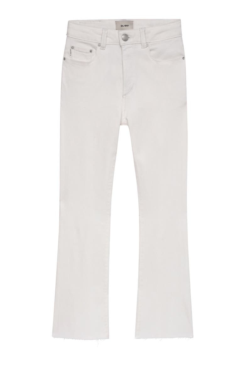 Claire Boot Crop Jeans, Main, color, White Raw