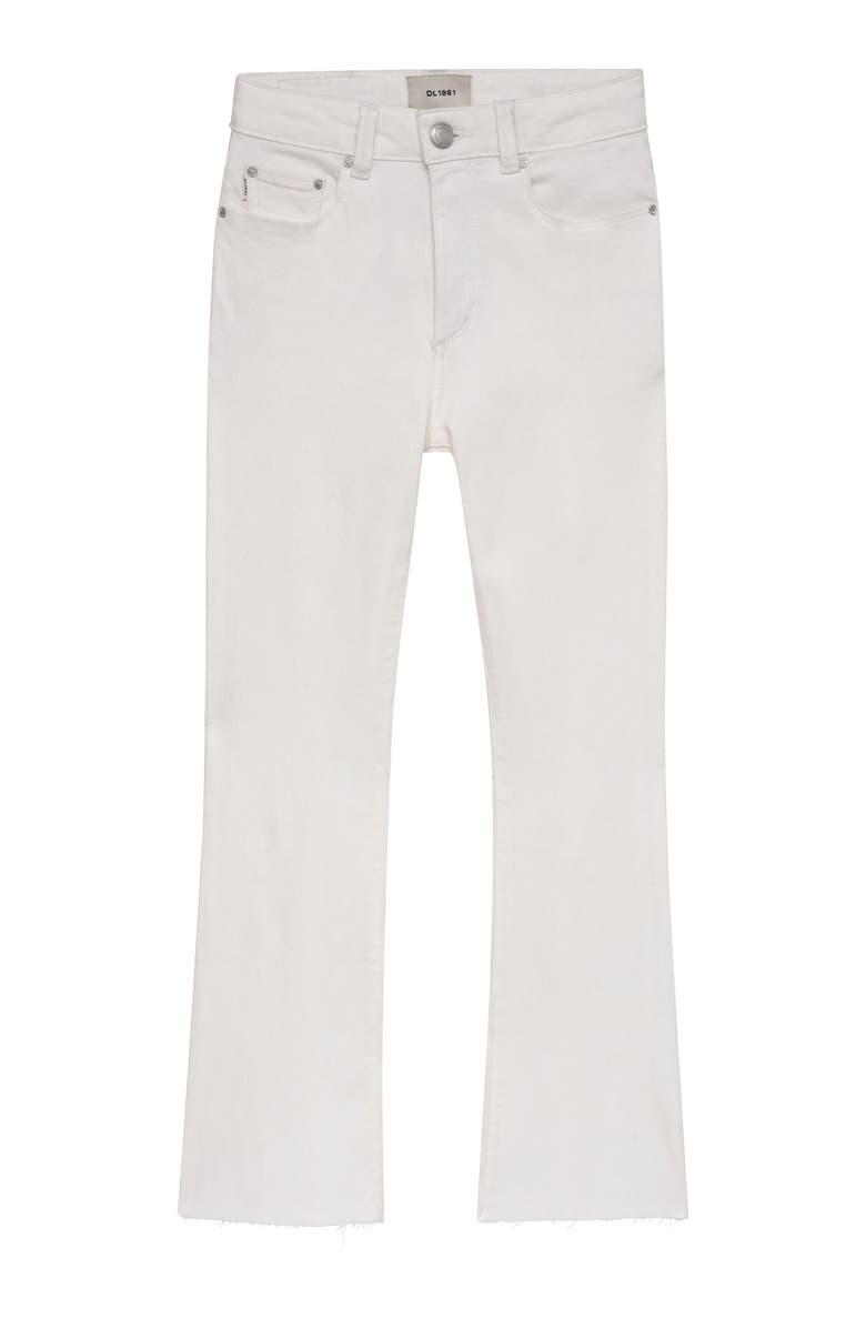 DL1961 Claire Boot Crop Jeans, Main, color, White Raw