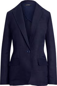 Lauren Ralph Lauren Linen Blend Blazer