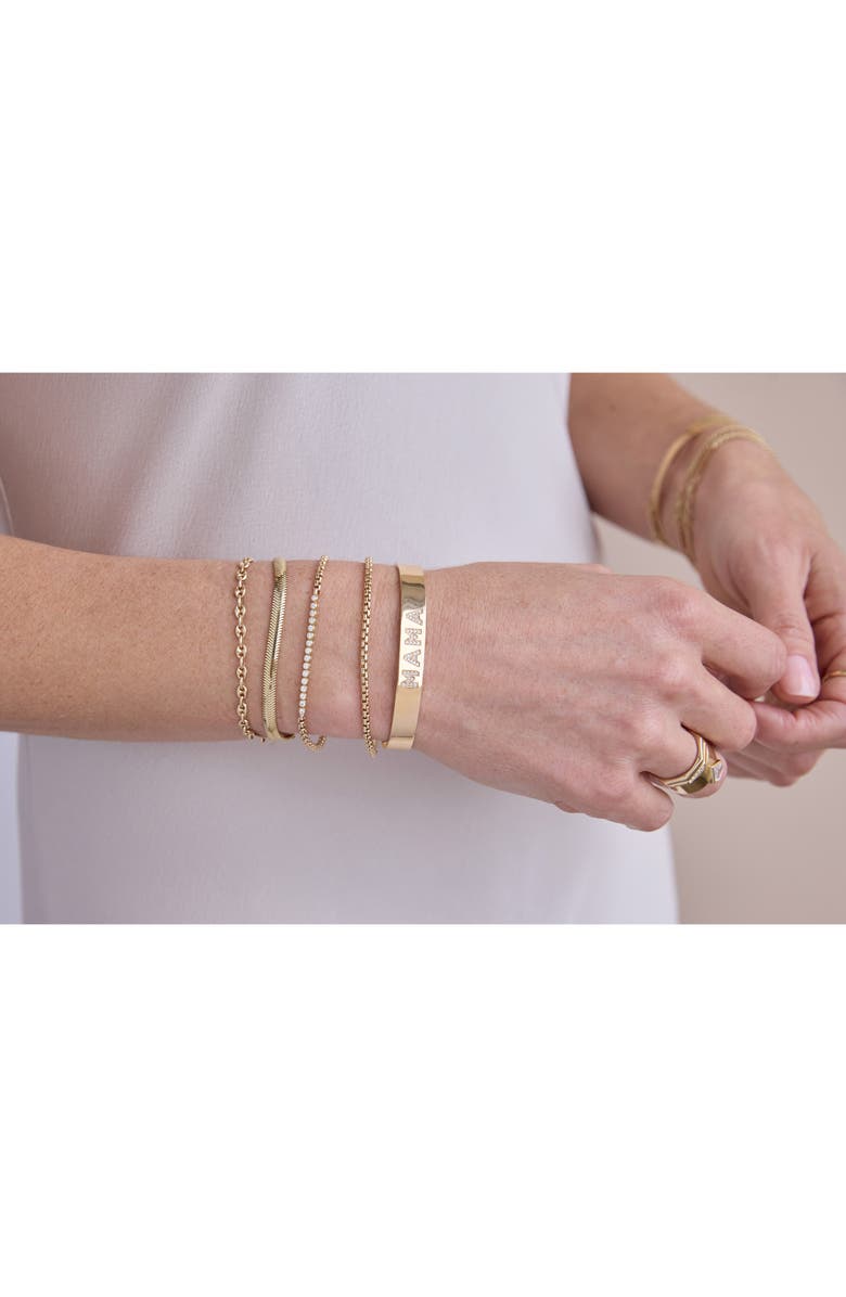 Zoë Chicco Box Chain Bracelet, Alternate, color, Yellow Gold