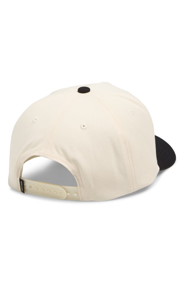 Brixton Good Times Organic Cotton Snapback Baseball Cap, Alternate, color, Black/ Whitecap