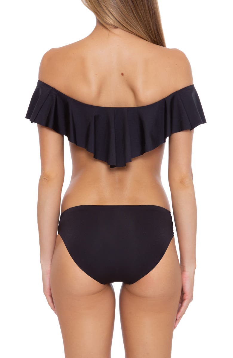 Trina Turk Monaco Ruffle Bandeau Bikini Top, Alternate, color,