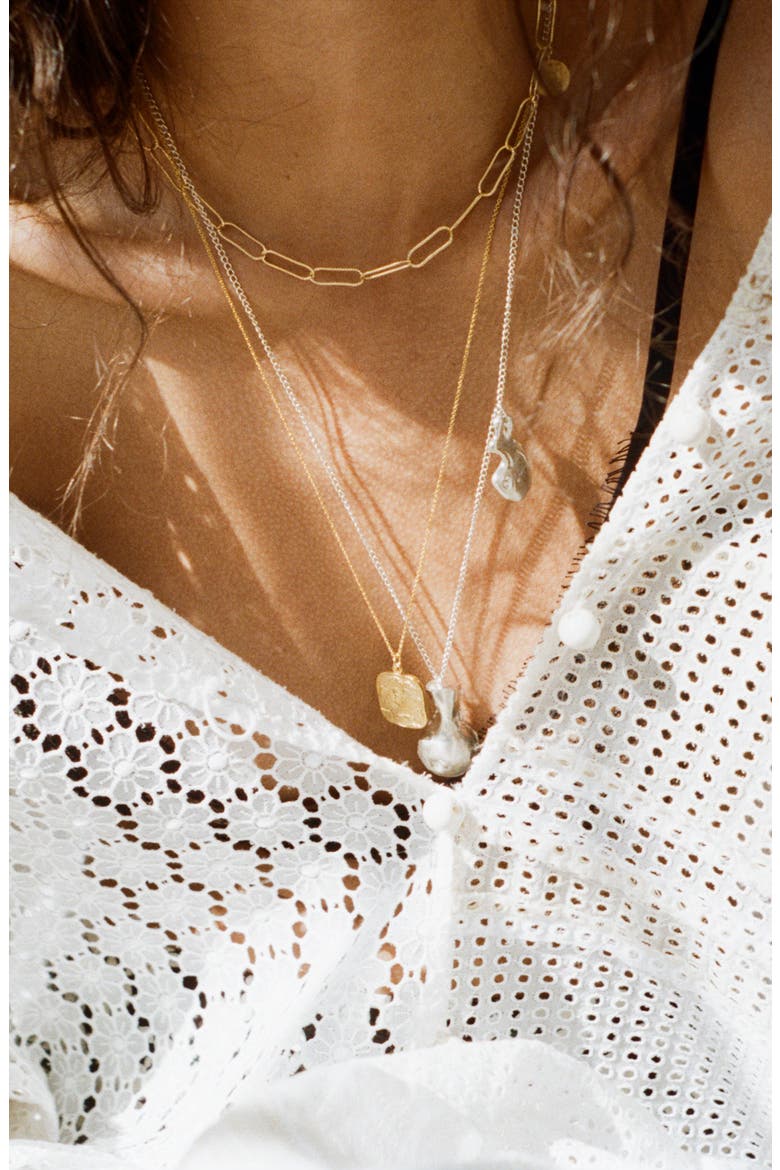 L'Incognito Choker Necklace, Alternate, color, GOLD