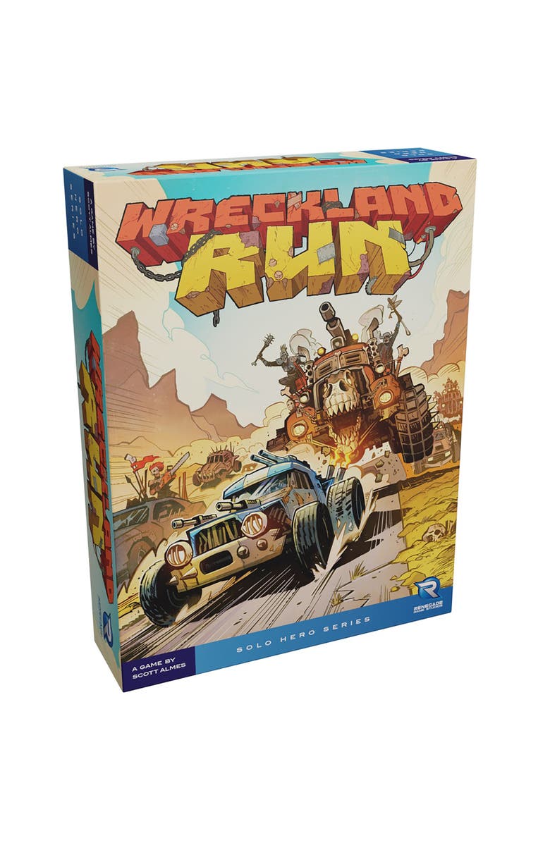 Renegade Game Studios Wreckland Run Solo Hero Series, Ages 10+, 1 Player, Main, color, Multicolored